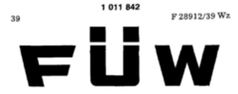 FÜW Logo (DPMA, 04/20/1979)