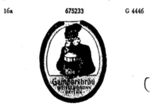 Gampertbräu Logo (DPMA, 08.04.1954)