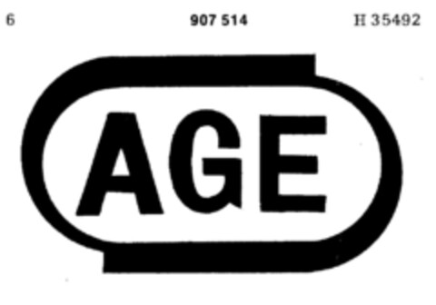 AGE Logo (DPMA, 27.04.1971)