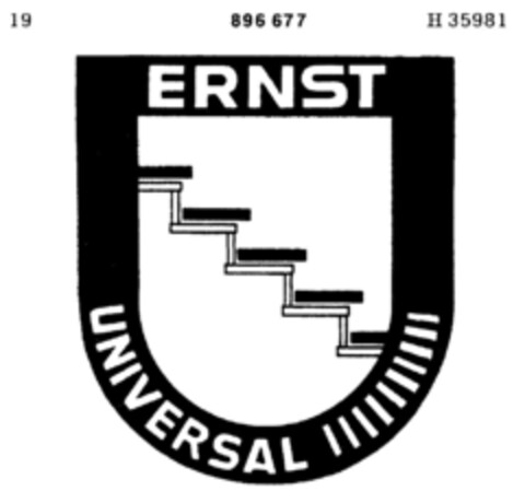 ERNST UNIVERSAL Logo (DPMA, 08.09.1971)