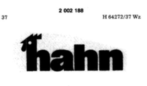 hahn Logo (DPMA, 05.10.1990)