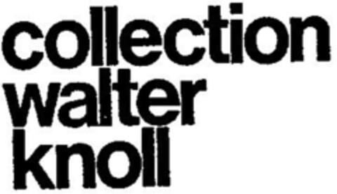 collection walter knoll Logo (DPMA, 10/16/1973)