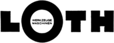 LOTH WERKZEUGE MASCHINEN Logo (DPMA, 09.04.1991)