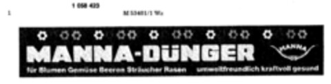 MANNA-DÜNGER Logo (DPMA, 29.07.1983)