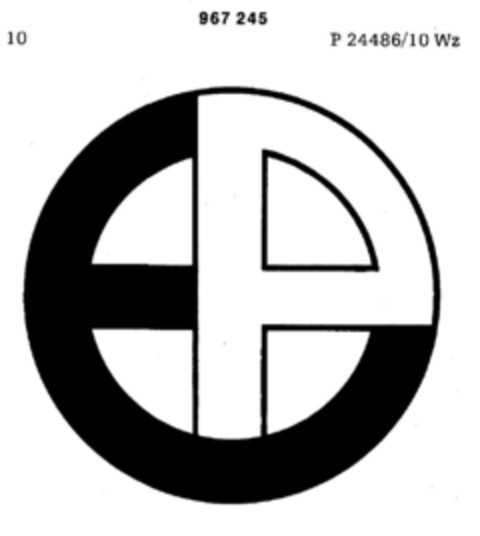 967245 Logo (DPMA, 19.03.1977)