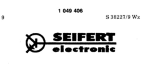 SEIFERT electronic Logo (DPMA, 19.11.1982)