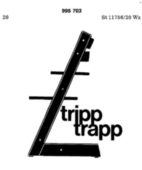 tripp trapp Logo (DPMA, 21.02.1979)