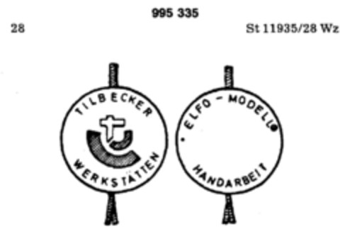 TILBECKER WERKSTÄTTEN Logo (DPMA, 10.04.1979)