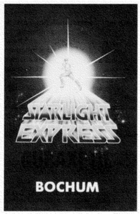 STARLIGHT EXPRESS BOCHUM Logo (DPMA, 20.11.1987)