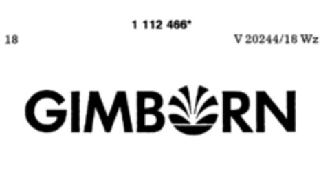 GIMBORN Logo (DPMA, 10.04.1987)