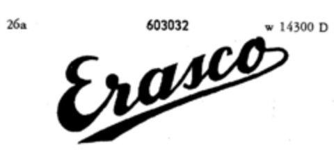 Erasco Logo (DPMA, 18.02.1949)