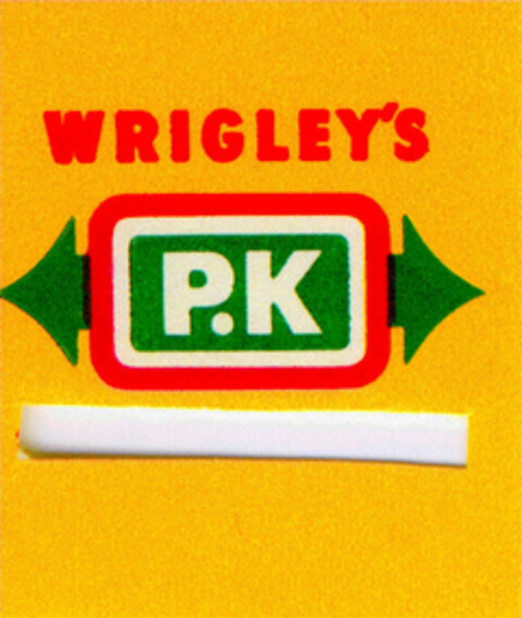 P.K WRIGLEY'S Logo (DPMA, 17.08.1970)