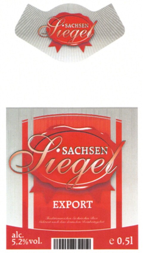 SACHSEN Siegel EXPORT Logo (DPMA, 27.10.2009)