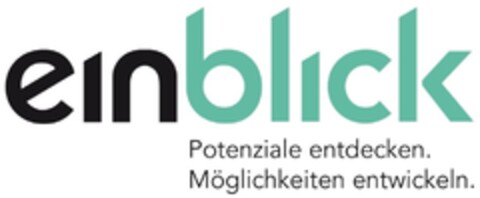 einblick Potenziale entdecken. Möglichkeiten entwickeln. Logo (DPMA, 09/13/2014)