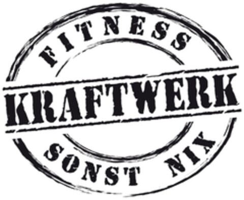 KRAFTWERK FITNESS SONST NIX Logo (DPMA, 26.09.2014)