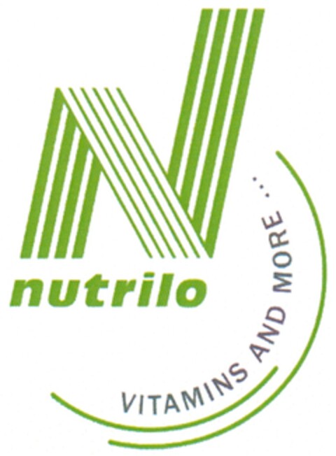 N nutrilo VITAMINS AND MORE... Logo (DPMA, 01/12/2015)