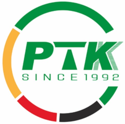 PTK SINCE 1992 Logo (DPMA, 21.01.2016)