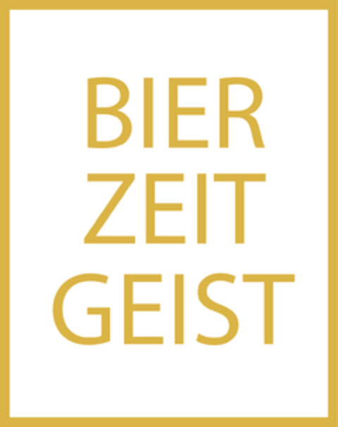 BIER ZEIT GEIST Logo (DPMA, 11/25/2019)