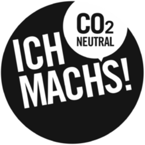 ICH MACHS! CO2 NEUTRAL Logo (DPMA, 08/13/2020)