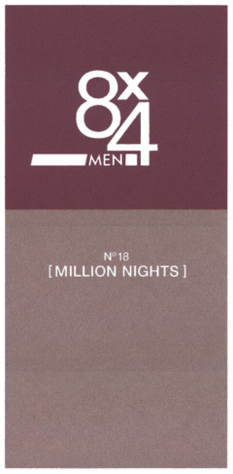 8x4 MEN N°18 [ MILLION NIGHTS ] Logo (DPMA, 24.03.2022)