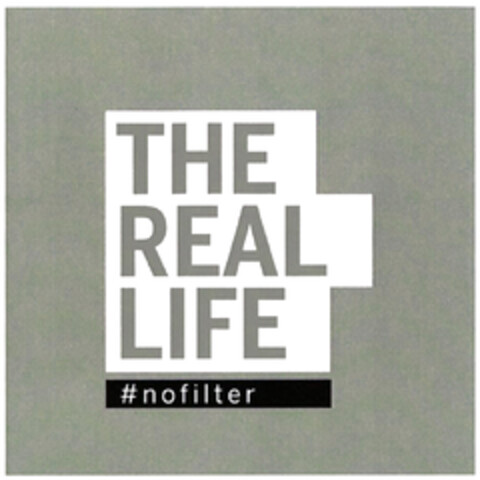 THE REAL LIFE #nofilter Logo (DPMA, 01/16/2023)