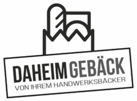 DAHEIM GEBÄCK VON IHREM HANDWERKSBÄCKER Logo (DPMA, 05/03/2023)