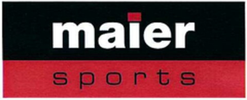 maier sports Logo (DPMA, 04.09.2002)