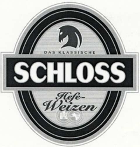 DAS KLASSISCHE SCHLOSS Hefe-Weizen Logo (DPMA, 07.07.2003)