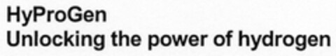 HyProGen Unlocking the power of hydrogen Logo (DPMA, 06.05.2005)