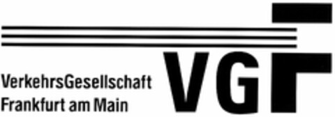 VerkehrsGesellschaft Frankfurt am Main VGF Logo (DPMA, 06.02.2006)