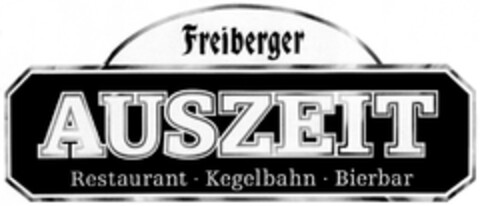 Freiberger AUSZEIT Restaurant Kegelbahn Bierbar Logo (DPMA, 21.07.2007)