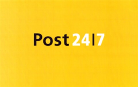 Post 24/7 Logo (DPMA, 14.09.2007)