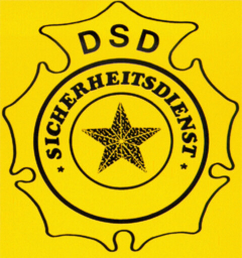 DSD SICHERHEITSDIENST Logo (DPMA, 08/23/1996)