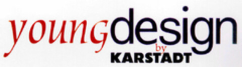 young design by KARSTADT Logo (DPMA, 29.01.1998)