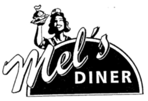 Mel's DINER Logo (DPMA, 26.05.1998)