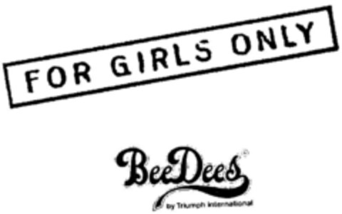FOR GIRLS ONLY BeeDees Logo (DPMA, 11/14/1998)