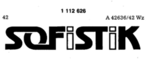 SOFISTIK Logo (DPMA, 03/09/1987)