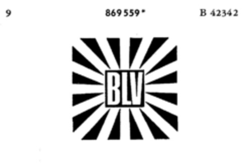 BLV Logo (DPMA, 19.05.1969)