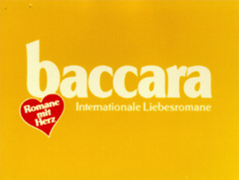 baccara Internationale Liebesromane Logo (DPMA, 13.07.1982)