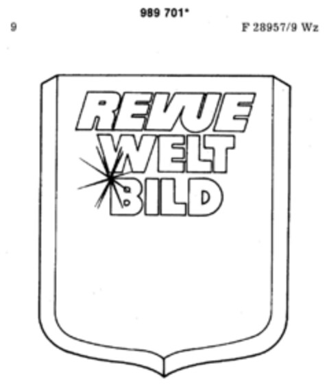 REVUE WELT BILD Logo (DPMA, 09.06.1979)