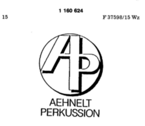 AP AEHNELT PERKUSSION Logo (DPMA, 10.06.1989)