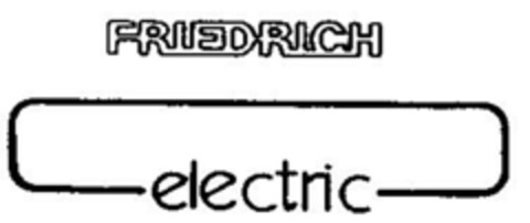 FRIEDRICH ELECTRIC Logo (DPMA, 17.01.1992)