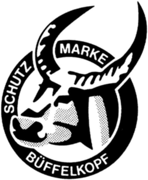 BÜFFELKOPF SCHUTZ MARKE Logo (DPMA, 10/17/1992)