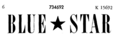 BLUE STAR Logo (DPMA, 23.01.1959)