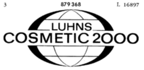 LUHNS COSMETIC 2000 Logo (DPMA, 26.02.1970)