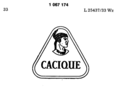 CACIQUE Logo (DPMA, 09.12.1981)