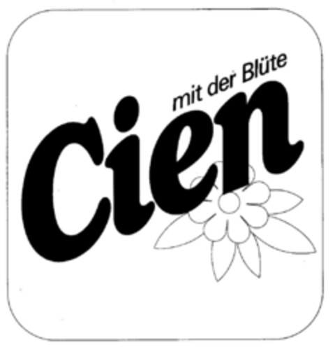 cien mit der Blüte Logo (DPMA, 28.01.1982)