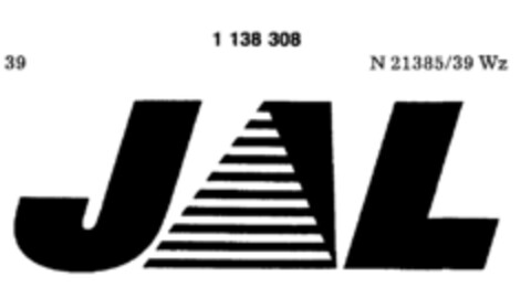 JAL Logo (DPMA, 12/24/1987)