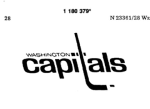 WASHINGTON capitals Logo (DPMA, 08/01/1990)