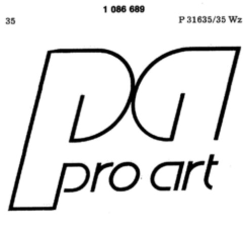 pro art Logo (DPMA, 27.06.1984)